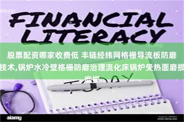 股票配资哪家收费低 丰链经纬网格栅导流板防磨技术,锅炉水冷壁格栅防磨治理流化床锅炉受热面磨损